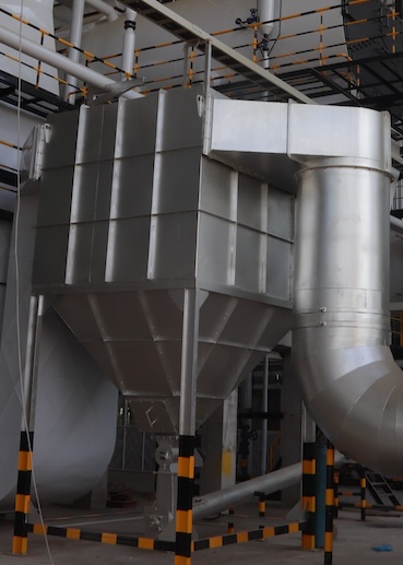 Cyclone khử bụi lò hơi tầng sôi